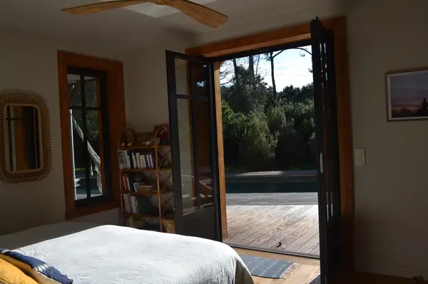 Coin jardin et nature sauvage